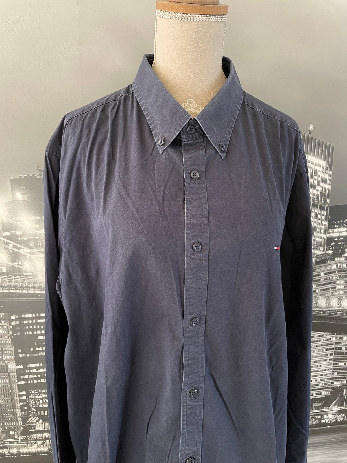 Tommy Hilfiger hemd Slim Fit Stretch - XXL, Kleding | Heren, Overhemden, Overige halswijdtes, Tommy hilfiger, Gedragen, Verzenden