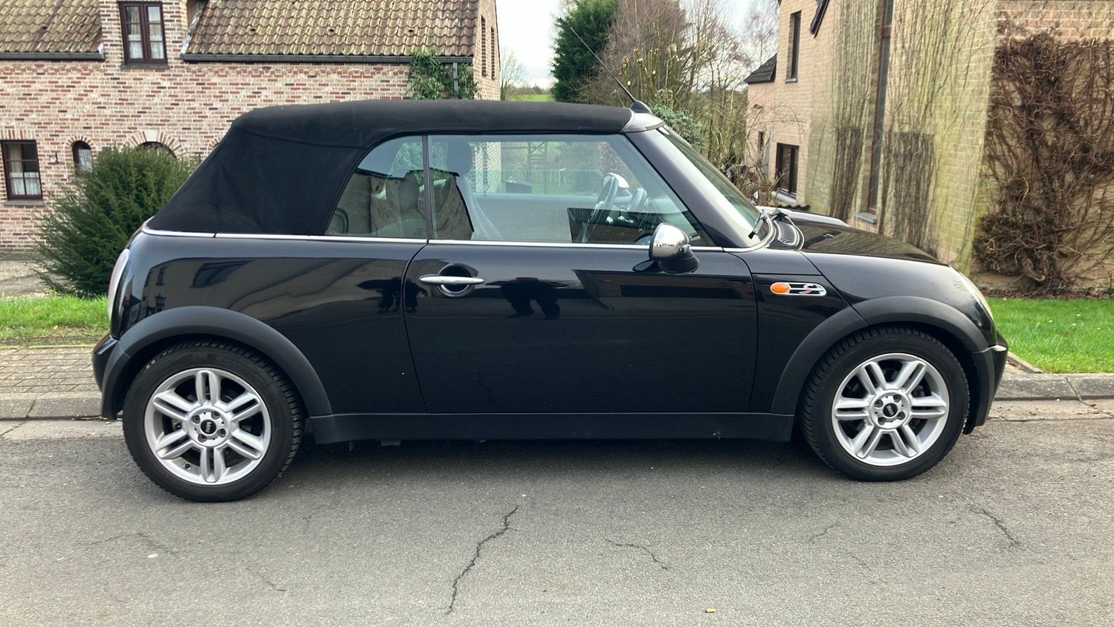 Mini-cabriolet, Auto's, Stof, Zwart, Cabriolet, 1600 cc