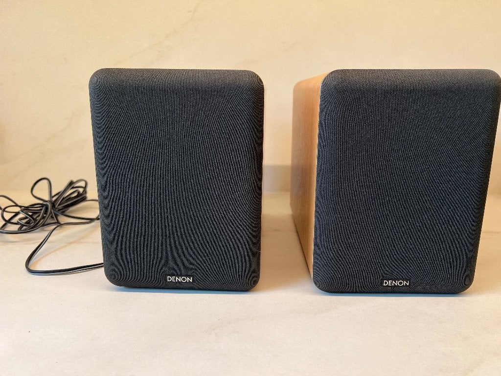 2 luidsprekers van Denon, TV, Hi-fi & Vidéo, Enceintes, Enlèvement, Utilisé, Autres types, Autres marques