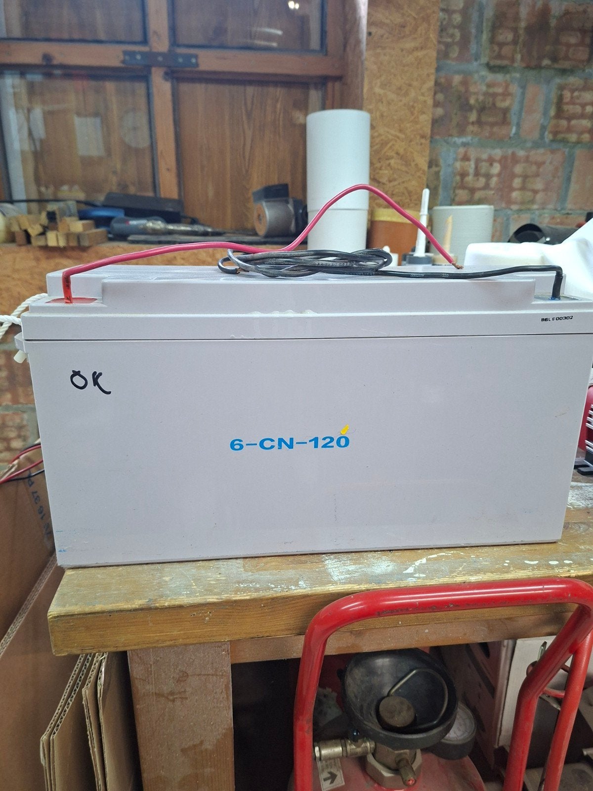 Solar batterij 12v 120Ah, Ophalen