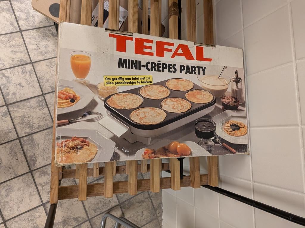 Tefal feest met meerdere pannenkoeken, Ophalen of Verzenden, Gebruikt, 4 t/m 7 personen