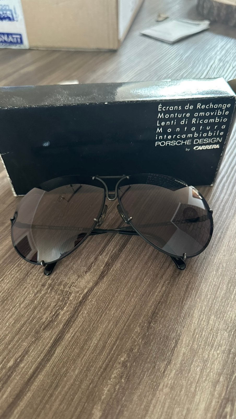 Vintage Porsche Design by Carrera – Made in Austria, Ophalen, Zonnebril, Zwart, Carrera