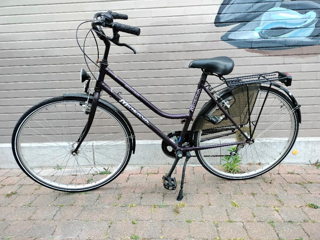 Dames fiets Minerva, Gebruikt, Velgrem, 47 tot 50 cm, Versnellingen