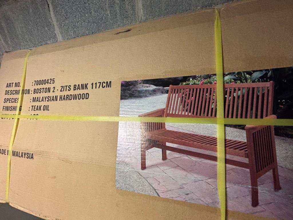 Banc de jardin en bois, Enlèvement, Comme neuf
