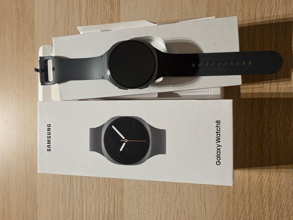 Samsung Watch 8, Handtassen en Accessoires, Smartwatches, Ophalen, Zwart, Nieuw, Conditie