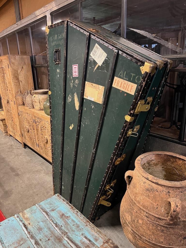 Unieke Vintage Reiskoffer voor Harp Van Victor Salvi, Ophalen, Gebruikt