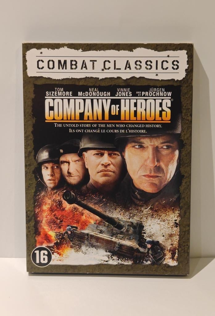 Company of Heroes DVD WOII actie Sizemore Jones film oorlog, Tous les âges, Enlèvement ou Envoi, Comme neuf, Guerre