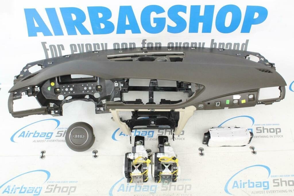 Airbag kit Tableau de bord brun/beige Audi A7 4G 2011-2018, Autos : Pièces & Accessoires, Enlèvement ou Envoi, Utilisé