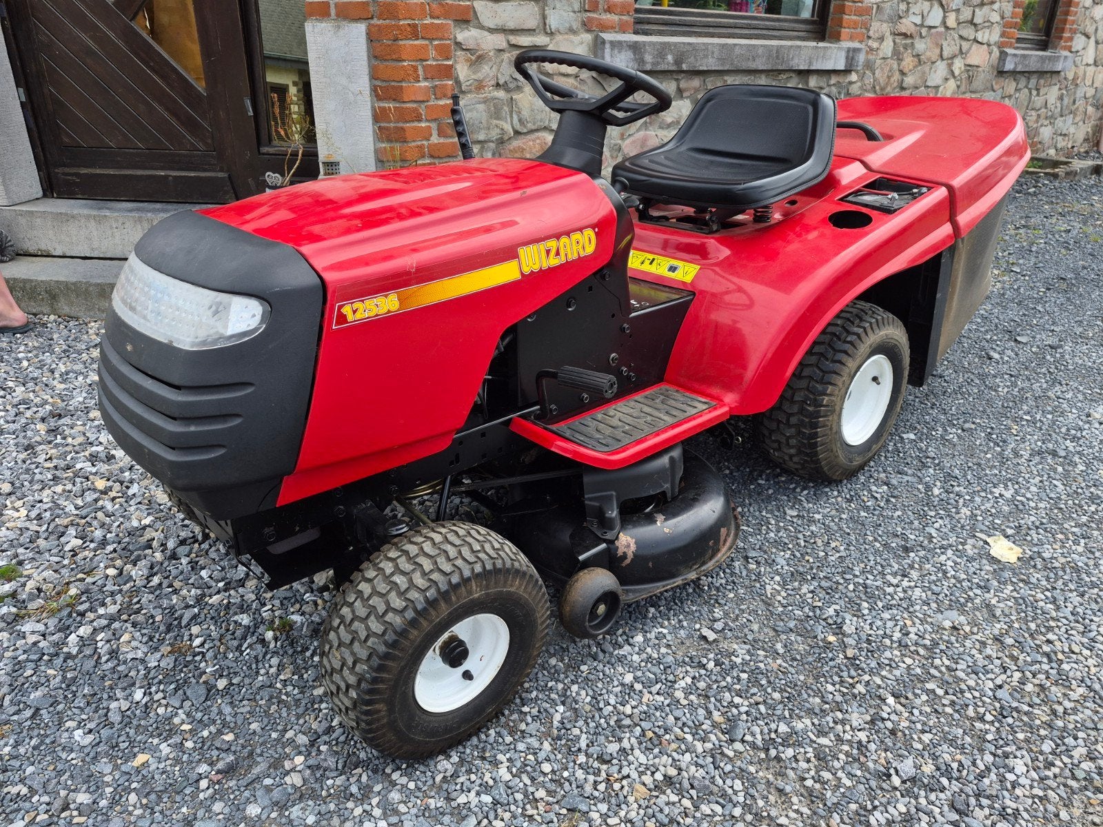 Tracteur tondeuse, Jardin & Terrasse, Wizard, Démarrage électrique, Comme neuf, Enlèvement