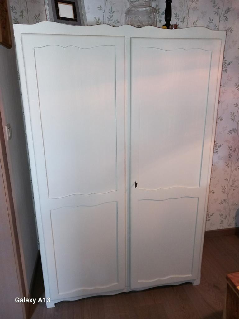 Vintage kleerkast/ opbergkast, Huis en Inrichting, Ophalen, 100 tot 150 cm, Vintage, 150 tot 200 cm