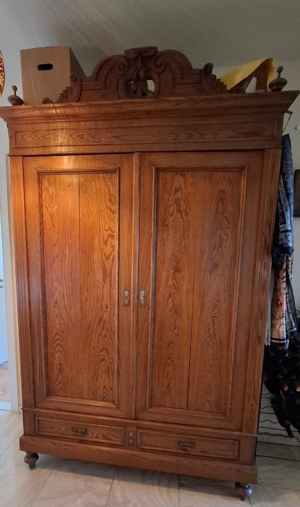 kleerkast, Huis en Inrichting, Kasten | Kleerkasten, Ophalen, Gebruikt, Met deur(en)