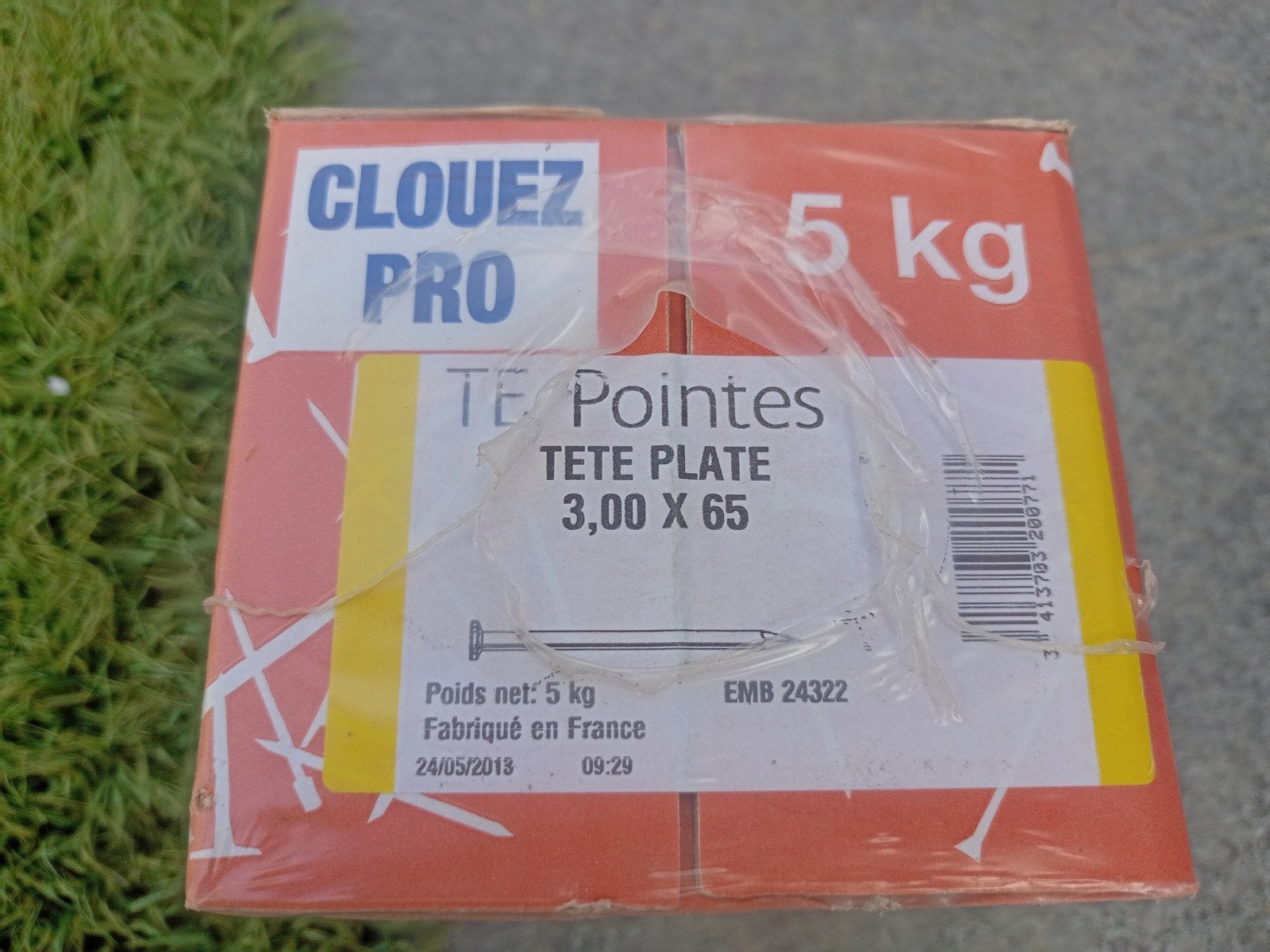 5 kg nagels met platte kop., Ophalen, Nieuw, 50 tot 100 mm, Spijkers
