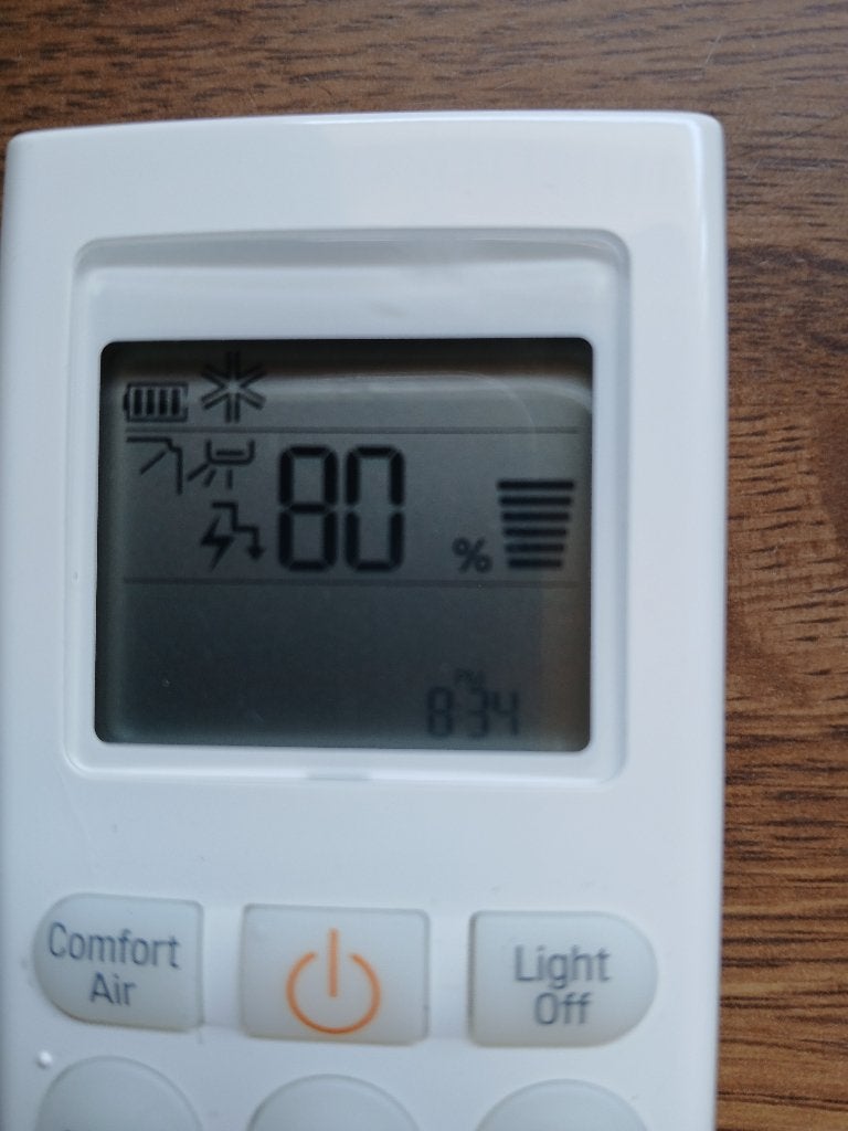 lg dual invertor afstandsbediening akb76038403, Enlèvement ou Envoi, Utilisé