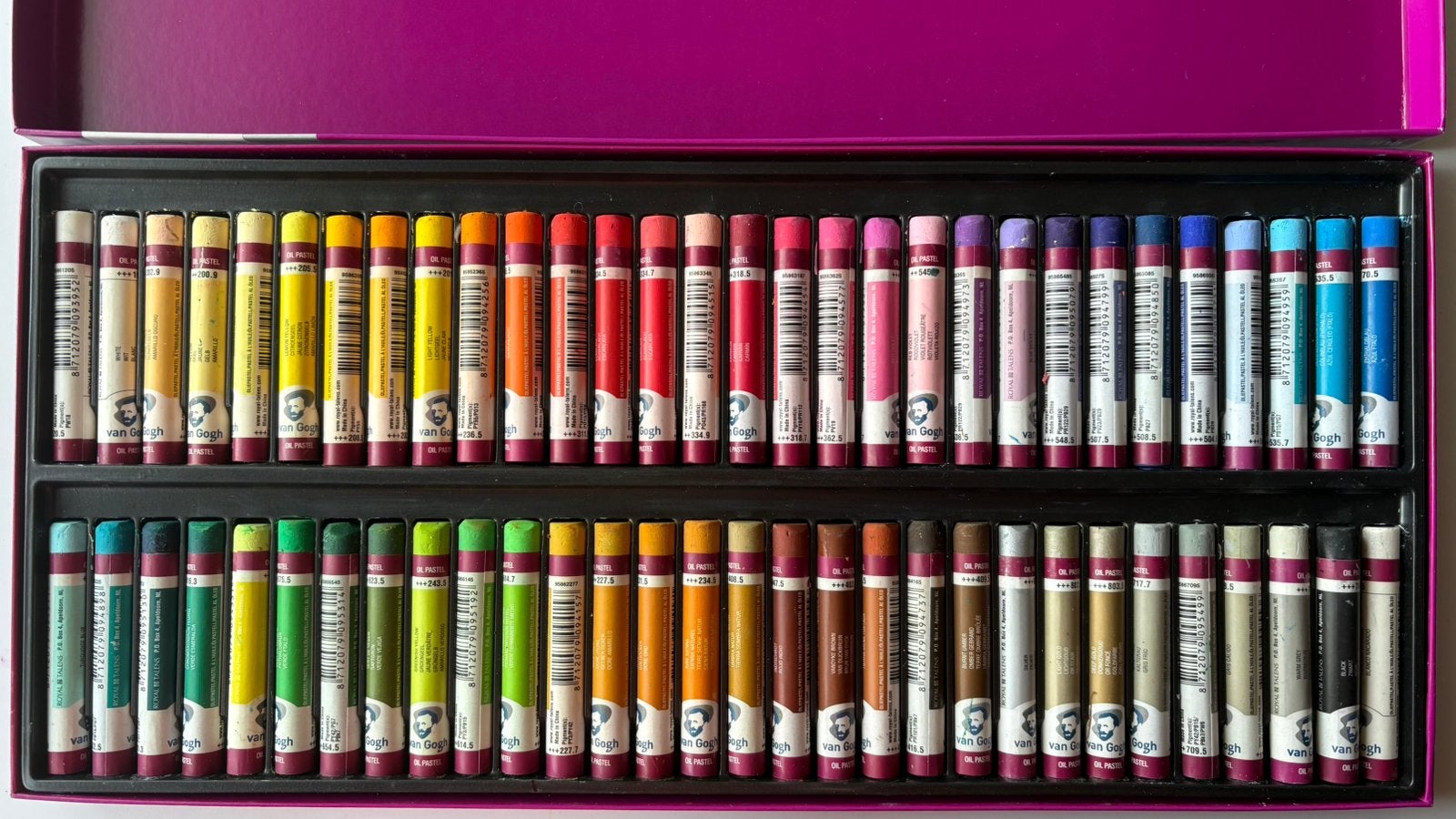VAN GOGH: 60 stuks oliepastels., Hobby & Loisirs créatifs, Dessin, Comme neuf, Enlèvement