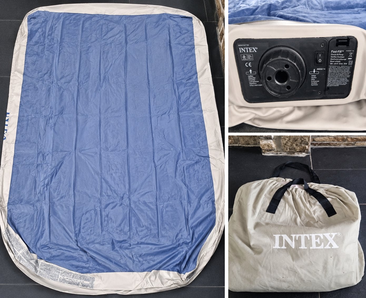 Matelas gonflable Intex 2 personnes – Très bon état, Enlèvement ou Envoi, Comme neuf, 2 personnes