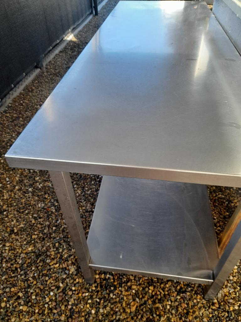 Inox tafel 70 x 200, Zakelijke goederen, Ophalen, Gebruikt, Inox Meubilair