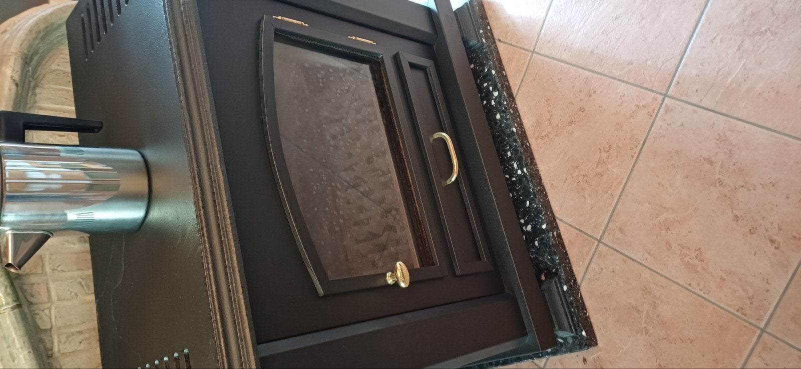 cuisinière à gaz en fonte, Enlèvement, Chauffage à gaz