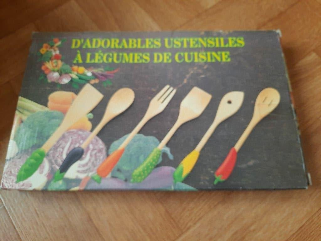 nieuw 6 delig houten luxe bestek voor in de keuken, Ophalen of Verzenden