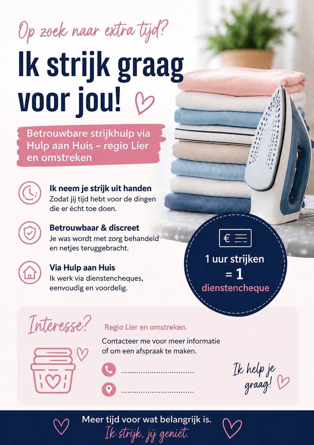 Strijk klanten gezocht