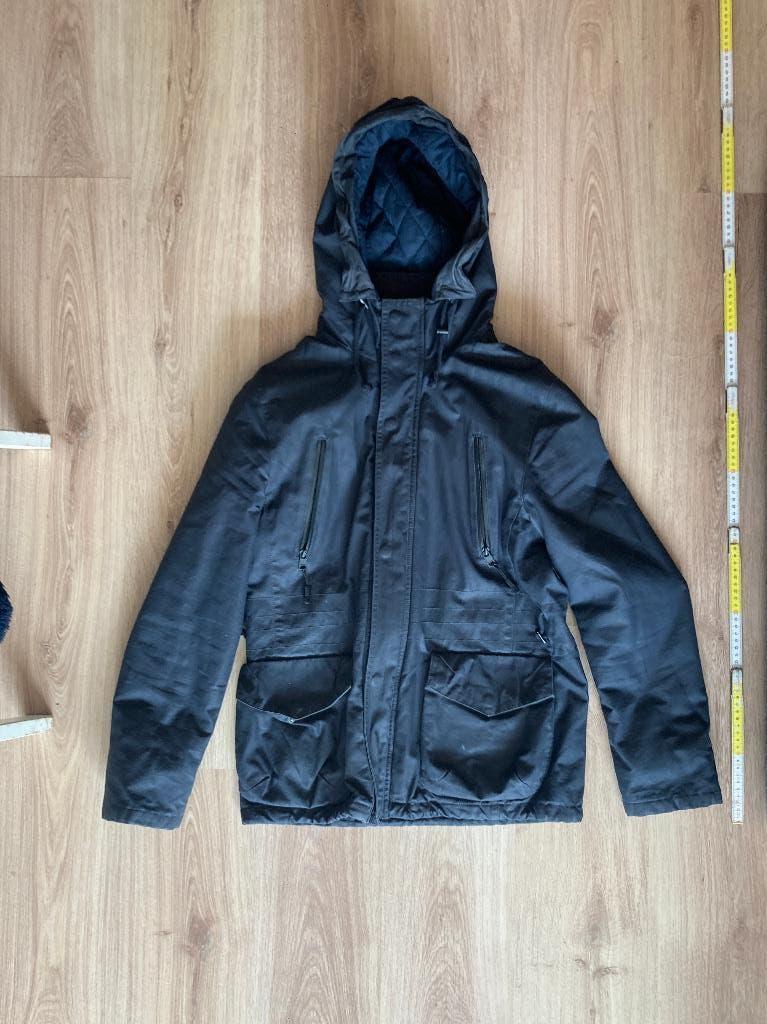 veste parka bleu marine ESPRIT avec une capuche, Kleding | Heren, Jassen | Winter, Ophalen, ESPRIT, Gedragen, Maat 48/50 (M)