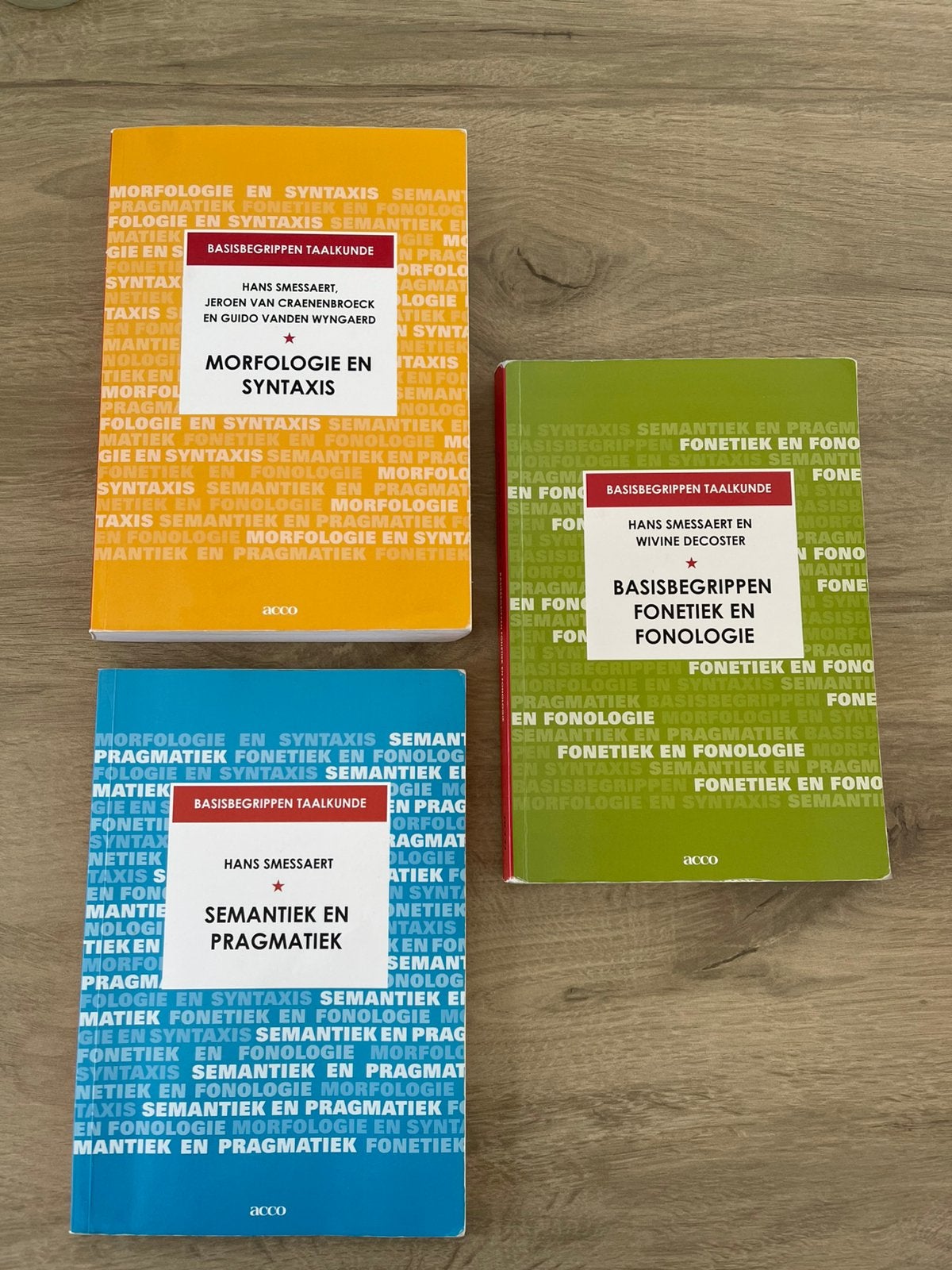 Taalkunde boeken Hans Smessaert (apart of samen te koop), Boeken, Literatuur, Ophalen of Verzenden, Zo goed als nieuw