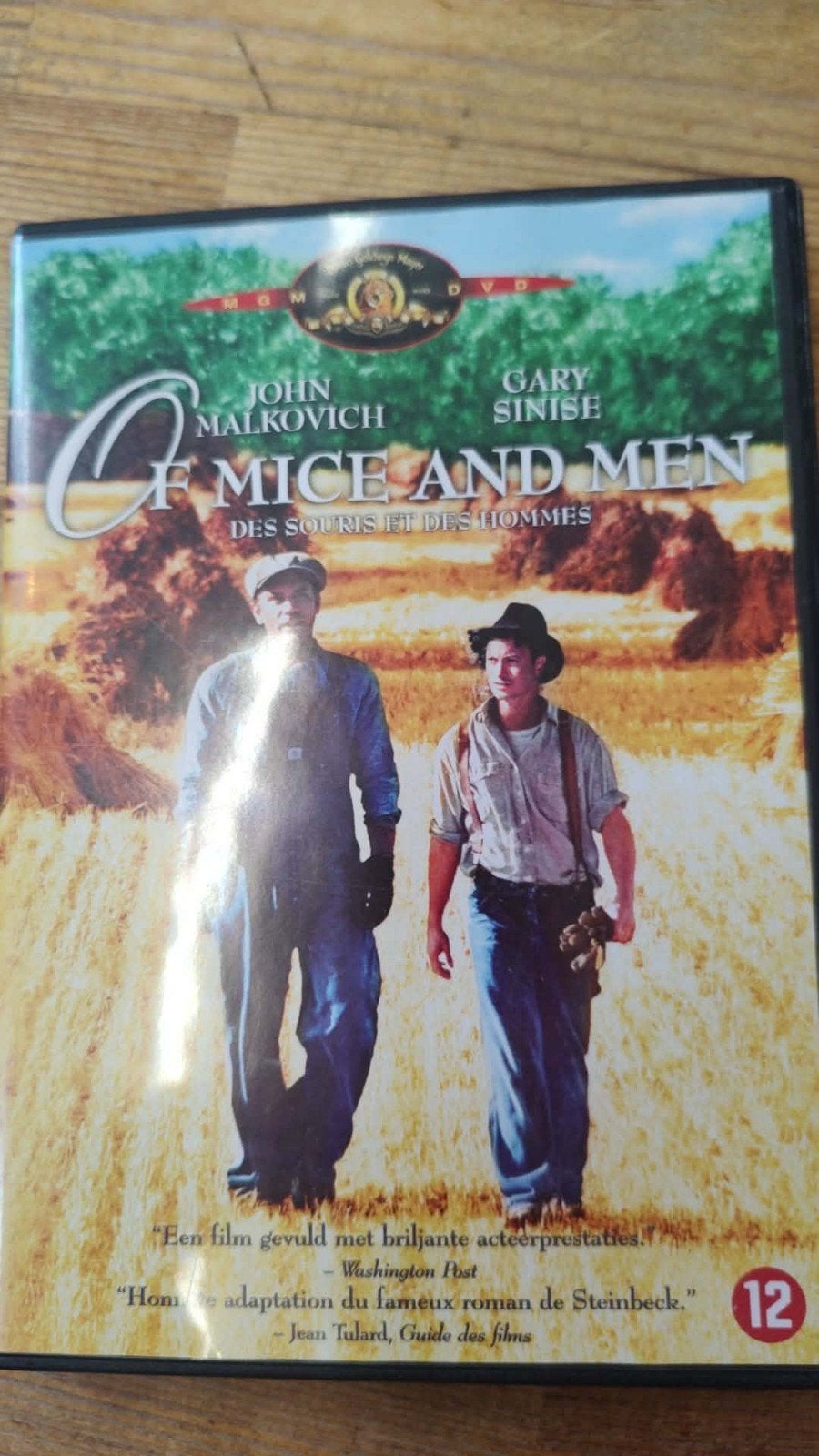 Des souris et des hommes avec John Malkovich et Gary Sinise., CD & DVD, DVD | Classiques, Enlèvement ou Envoi, Anglais, Drame