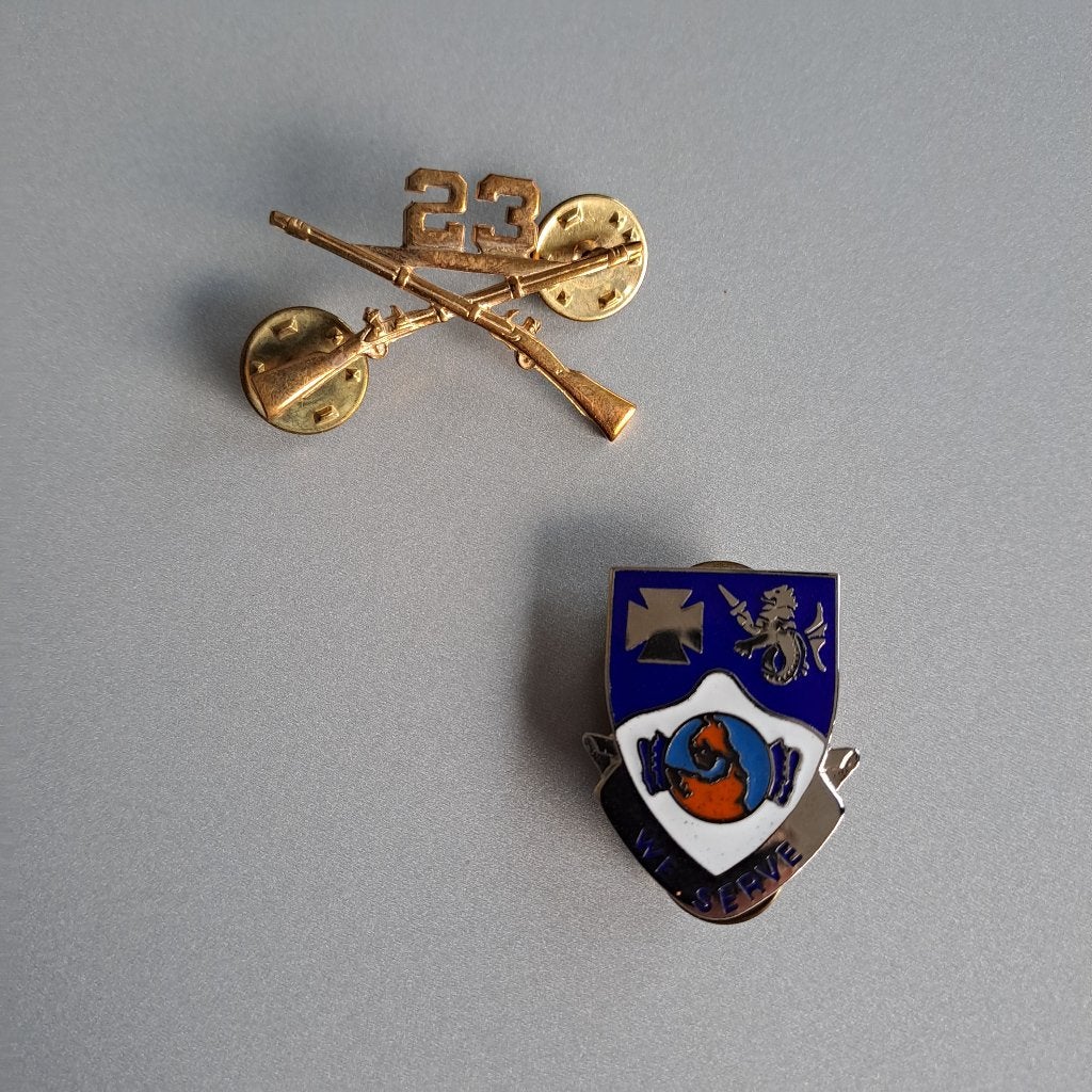 Amerikaanse militaire insignes 23rd Infantry Regiment, Verzamelen, Ophalen of Verzenden