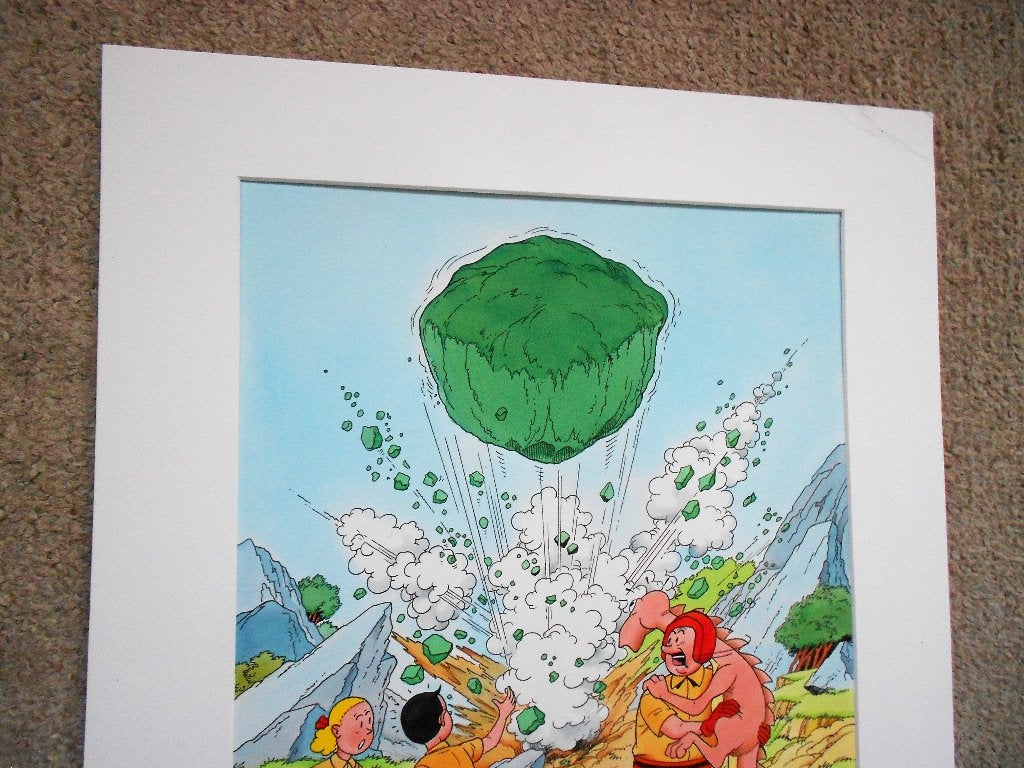 Suske en Wiske - De Groene Splinter -orig ecoline tek Geerts, Enlèvement ou Envoi, Neuf, Willy Vandersteen / Paul Geerts