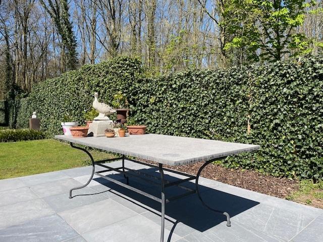 stenen tuintafel, Ophalen, Zo goed als nieuw, Rechthoekig, Overige materialen