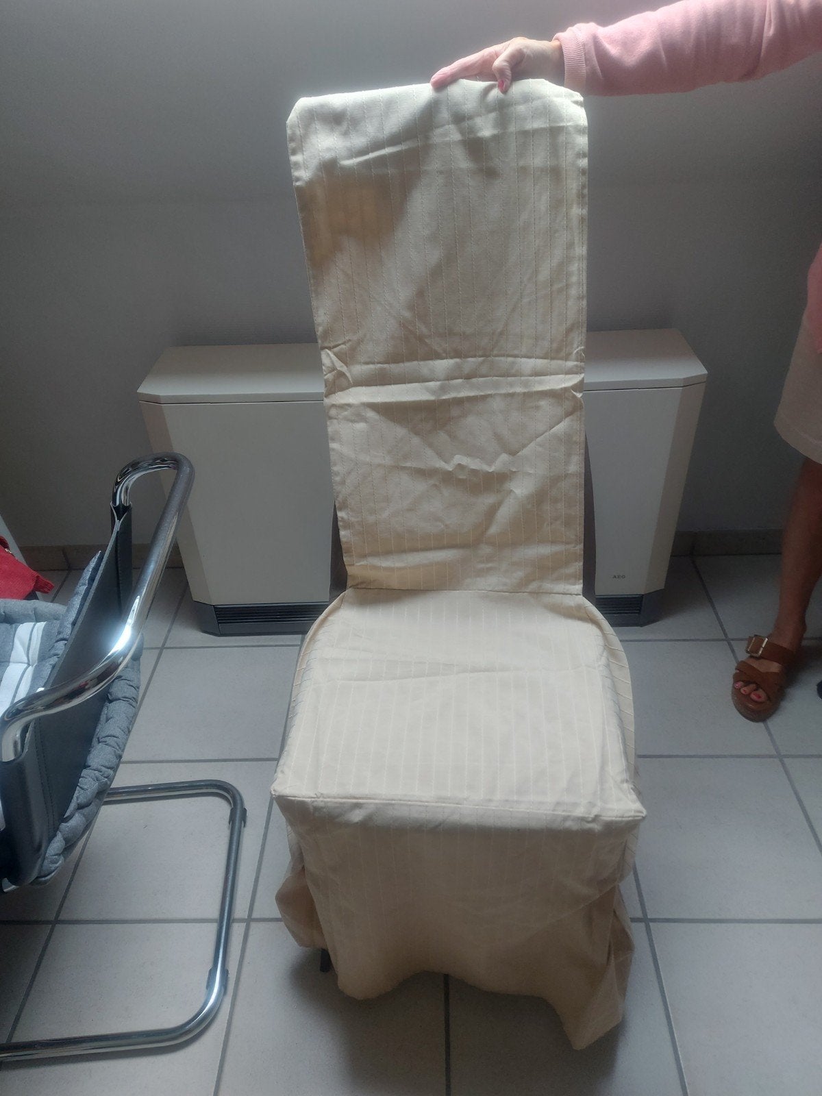 housen voor 6 stoelen, Ophalen