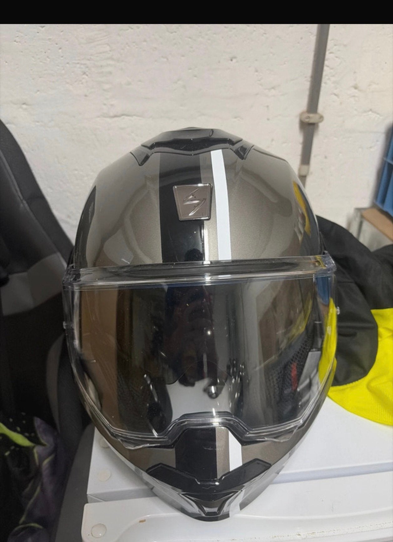 Casque scorpion exo tech modulable, Enlèvement, Neuf, Small