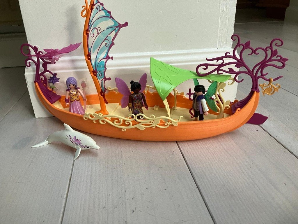 Playmobil – 9133 – magische feeënboot, Enlèvement ou Envoi, Comme neuf, Bateau, Kit complet