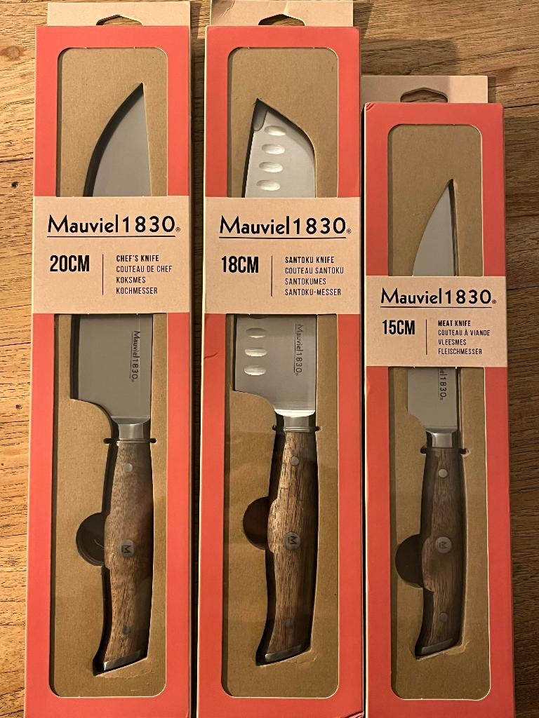 Mauviel 1830 messen set, Ophalen of Verzenden, Nieuw, Metaal