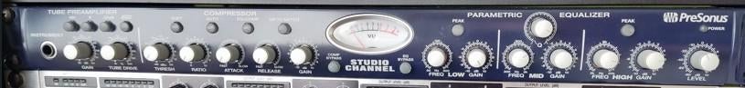 Préampli à lampes Presonus Studio Channel, comp/eq/, Musique & Instruments, Effets, Enlèvement ou Envoi, Comme neuf, Autres types