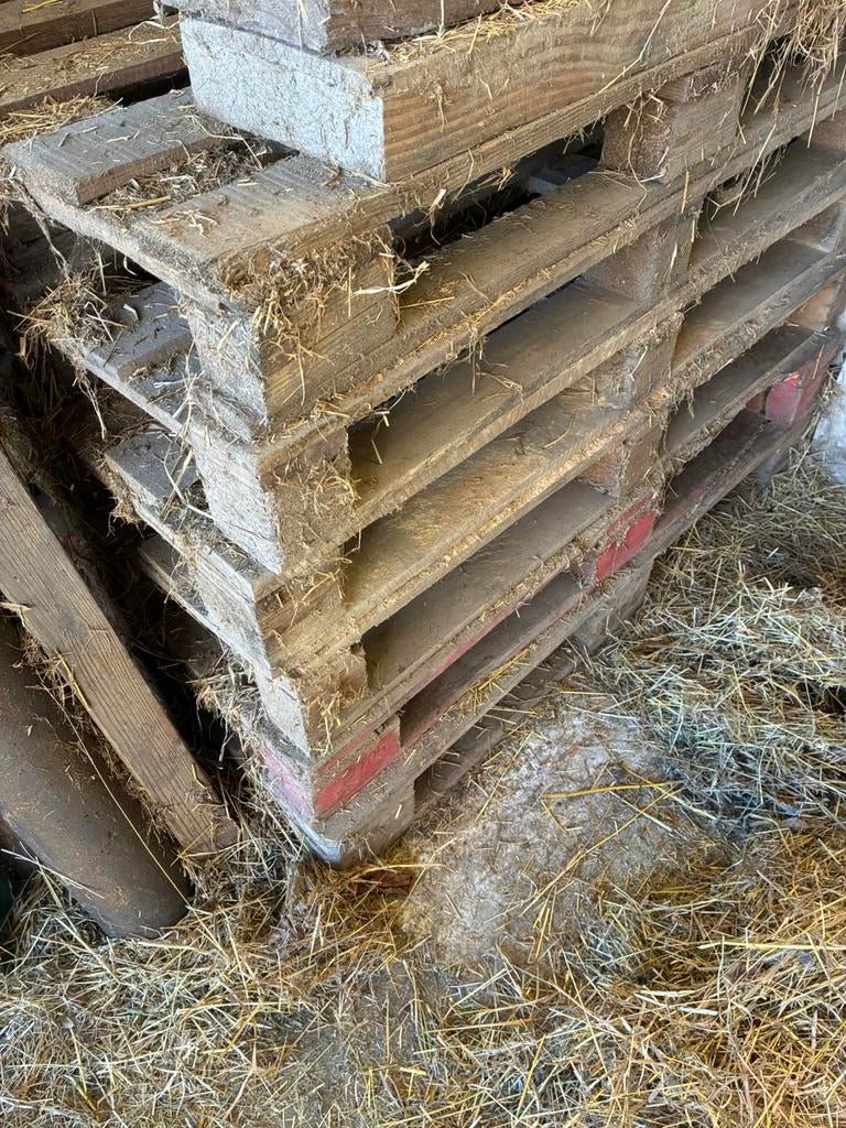 Paletten voor brandhout, Tuin en Terras, Minder dan 3 m³, Ophalen, Overige houtsoorten