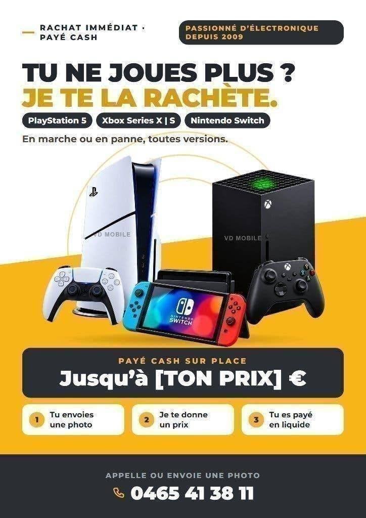 Je rachete PS5 Xbox Switch en panne ou fonctionnelle - Cash, Consoles de jeu & Jeux vidéo, Consoles de jeu | Sony Consoles | Accessoires