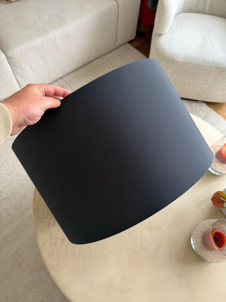 lampenkap rond zwart, Huis en Inrichting, Ophalen, 25 tot 50 cm, Zwart, Rond