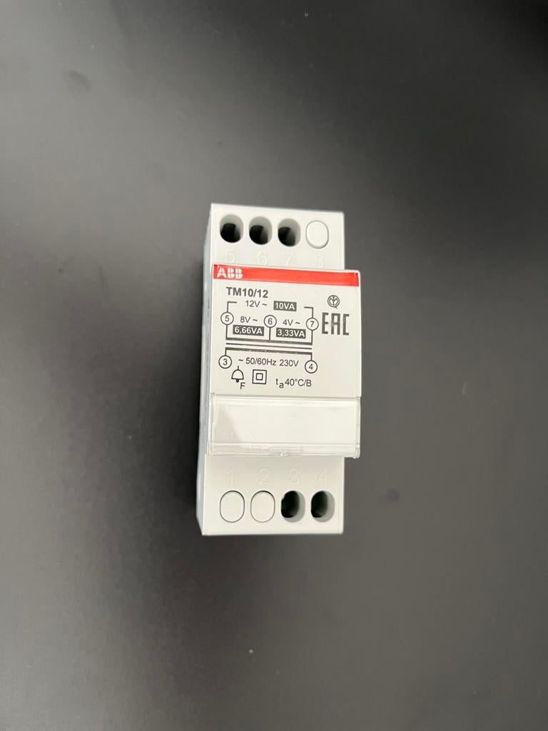ABB deurbel transfo, Ophalen, Zo goed als nieuw