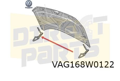 Volkswagen Tiguan (9/20-) Motorkapscharnier Rechts Origineel, -, -, Nieuw, -
