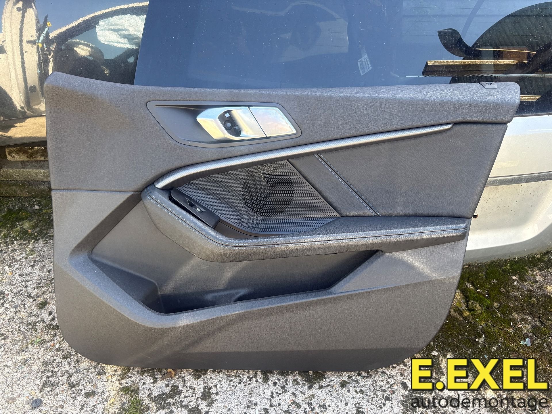 Deurpaneel rechts voor BMW 2 Serie F44 Blauwe stiksels, -, Origine de la pièce connue, Utilisé, -