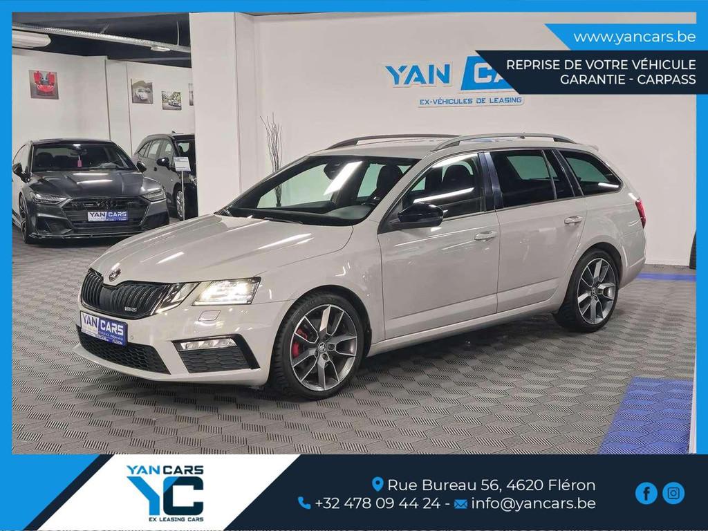 Skoda Octavia RS • AUTO • GRIS NARDO • ALCANTARA • A, Autos, Skoda, Entreprise, Achat, Octavia, ABS, Phares directionnels, Régulateur de distance