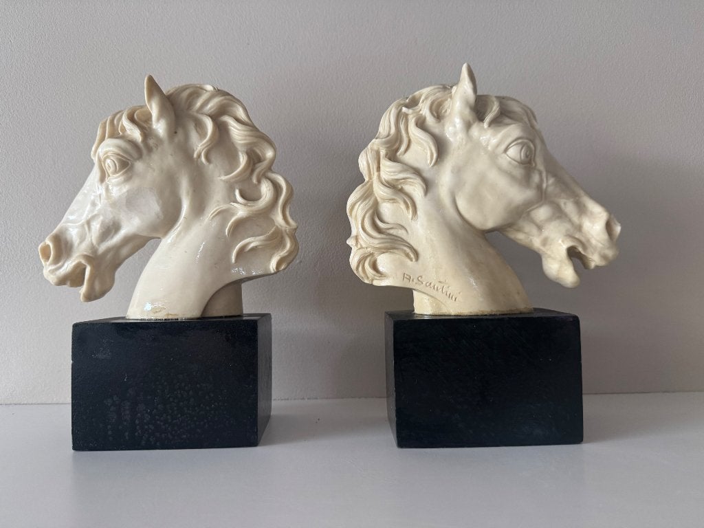 Vintage boekensteun paardenhoofd Santini, Enlèvement