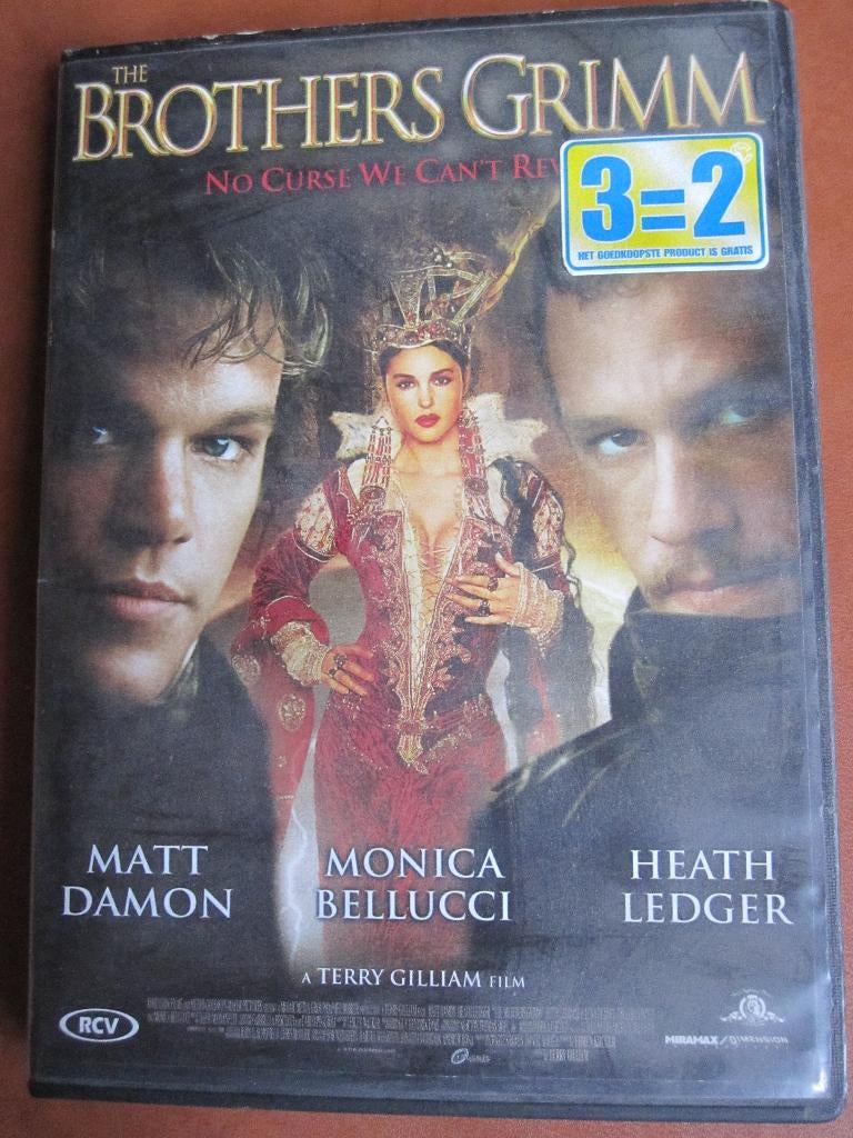 Les frères Grimm (2005), CD & DVD, DVD | Aventure, Comme neuf, À partir de 12 ans, Enlèvement ou Envoi