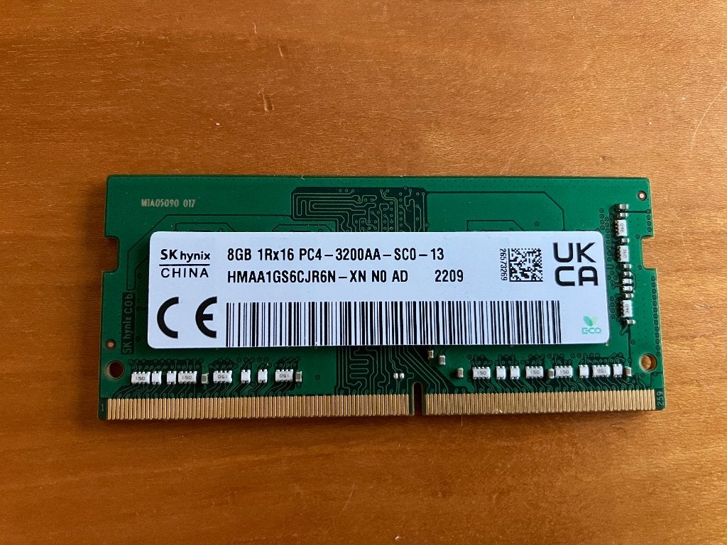 SK Hynix 8GB SODIMM DDR4 3200, Computers en Software, RAM geheugen, Gebruikt, DDR4, 8 GB, Ophalen of Verzenden
