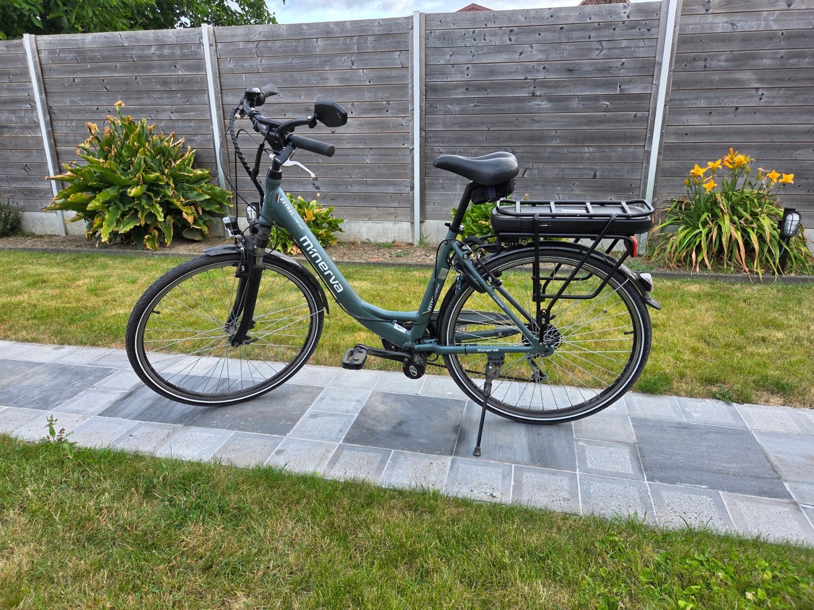 Elektrische fiets minerva estrel comfort, Fietsen en Brommers, Elektrische fietsen, Gebruikt, Overige merken, 50 km per accu of meer