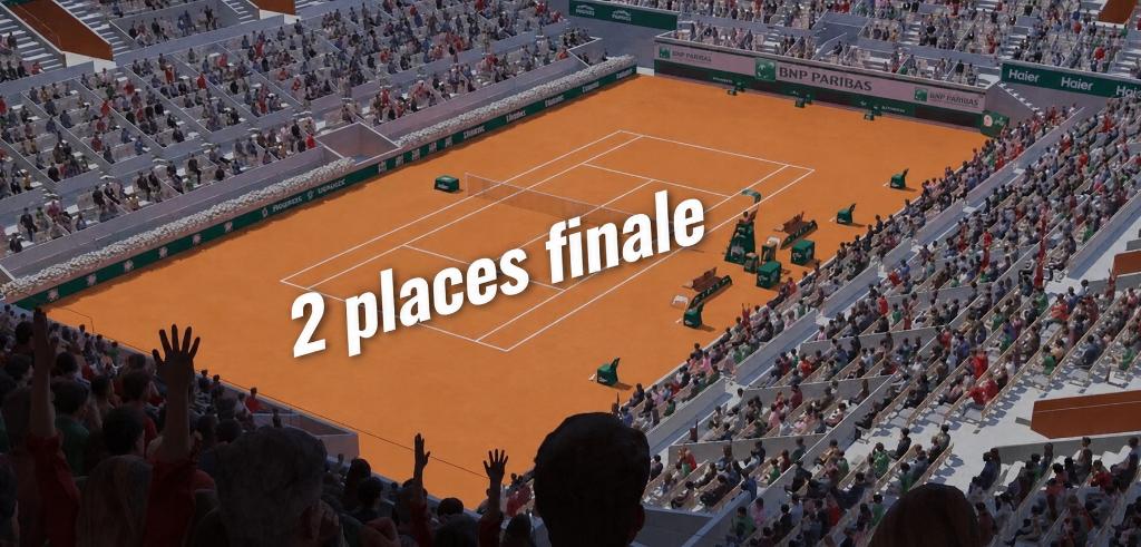 2 zitplaatsen naast elkaar voor de herenfinale Roland Garros, Sport en Fitness, Tennis, Nieuw, Overige typen, Overige merken, L00