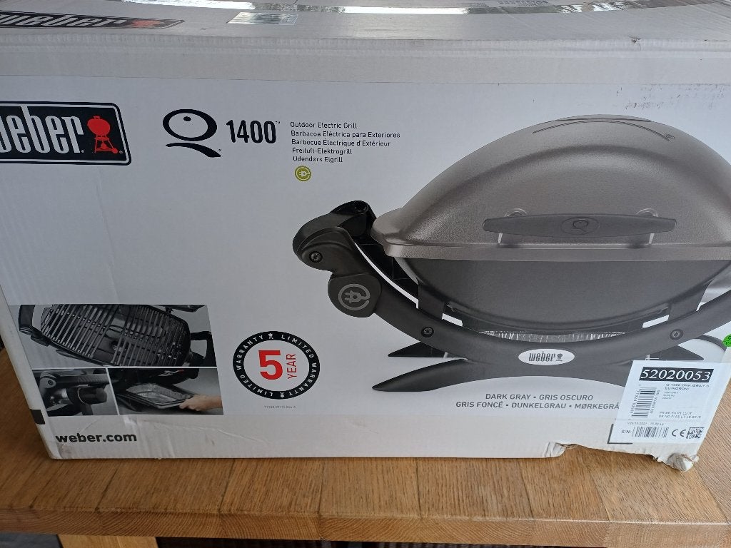 WEBER BBQ, Tuin en Terras, Elektrische barbecues, Ophalen, Nieuw, Weber