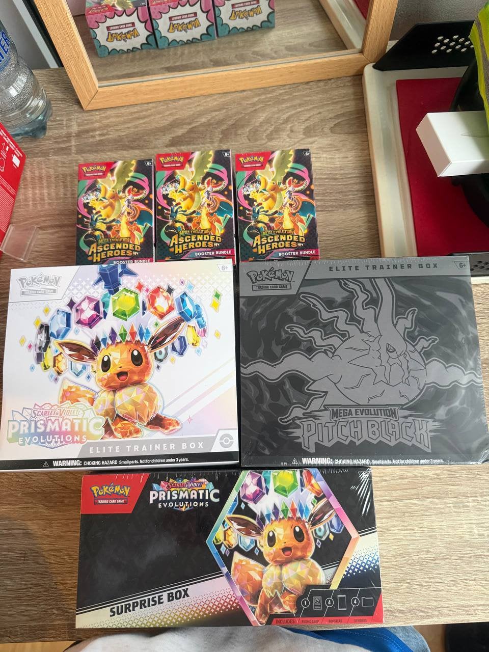 Pokémon Prismatic Evolutions, Pitch Black & Ascended Heroes, Hobby & Loisirs créatifs, Enlèvement, Neuf, Booster