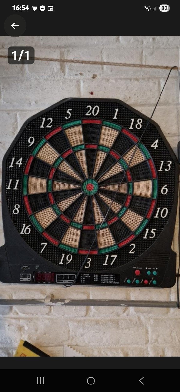 elektronische darts, Sport en Fitness, Ophalen, Dartbord met pijlen, Elektronisch
