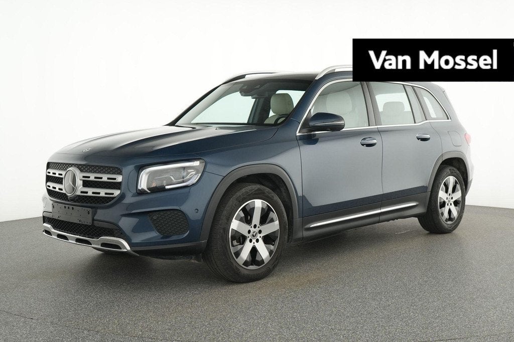 Mercedes-Benz GLB 200 d Luxury Line + PANORAMISCH DAK + LEDE, Auto's, Gebruikt, 4 cilinders, Blauw, 146 g/km